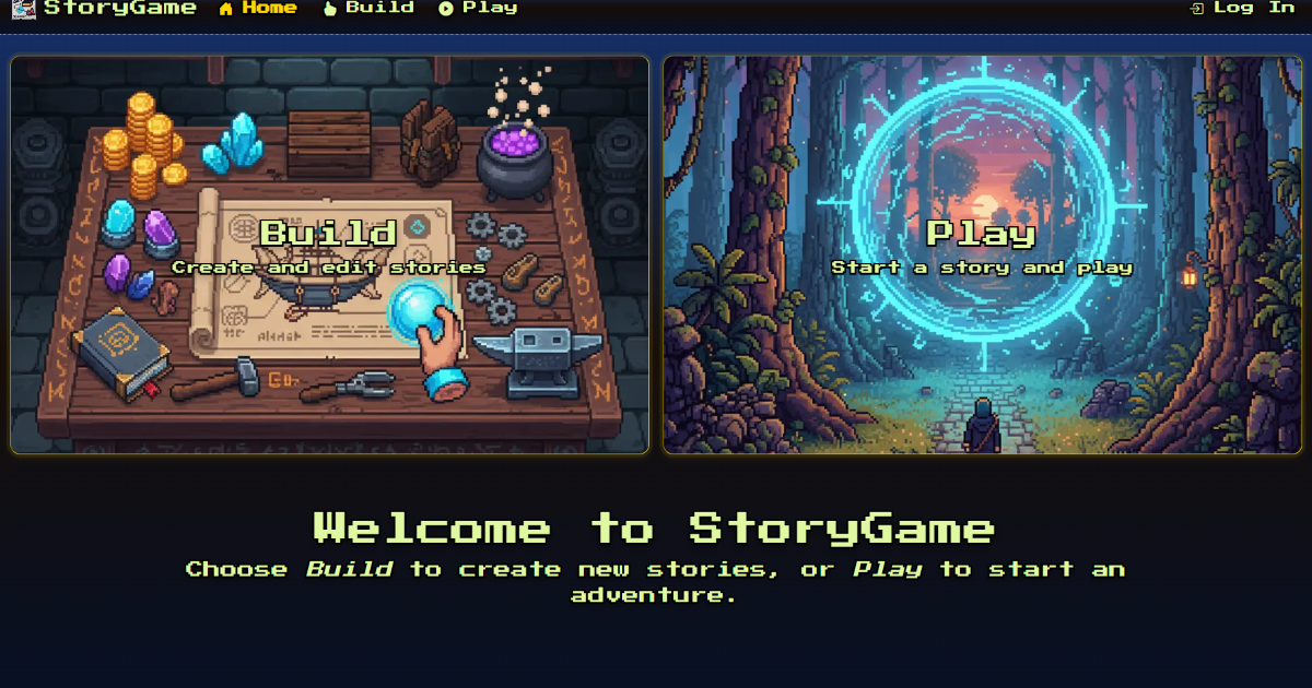 StoryGame - Create and Play Interactive Stories